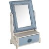 Clayre & Eef 62S242 Specchio a muro blu 25x14x38 cm
