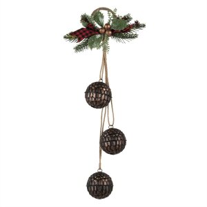 Clayre & Eef 64843 Decorazione natalizia marrone,...