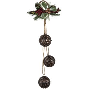 Clayre & Eef 64843 Decorazione natalizia marrone,...