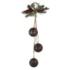 Clayre & Eef 64843 Decorazione natalizia marrone, rossa 22x8x60 cm