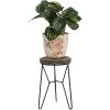Clayre & Eef 64939 Tavolo per piante marrone Ø 13x22 cm