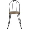 Clayre & Eef 64942 Tavolo per piante marrone 23x22x45 cm