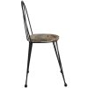 Clayre & Eef 64942 Tavolo per piante marrone 23x22x45 cm