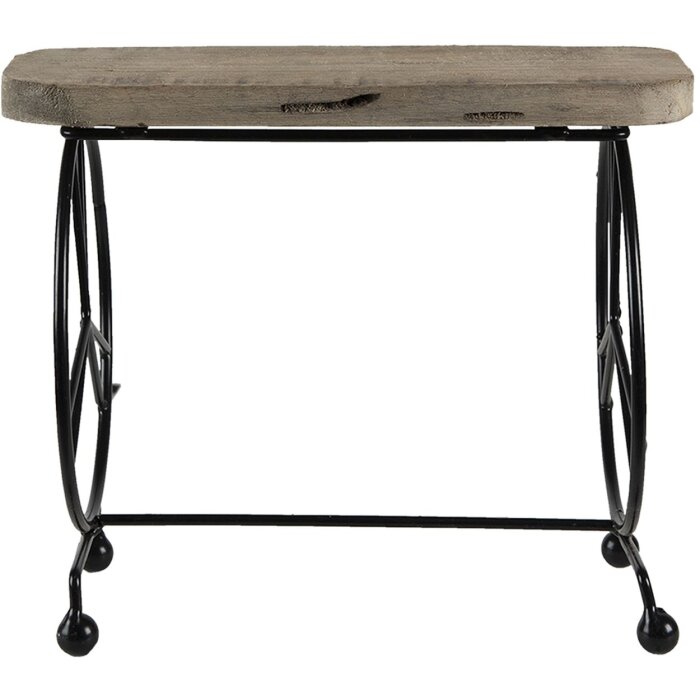 Clayre & Eef 64945 Fioriera da tavolo marrone 26x16x22 cm
