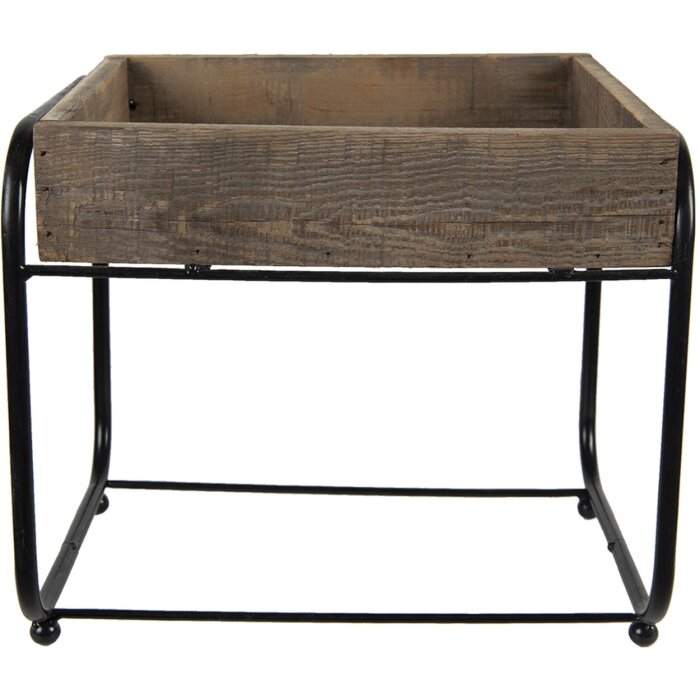 Clayre Eef 64950 Fioriera da tavolo marrone 32x26x27 cm