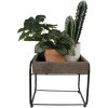 Clayre Eef 64950 Fioriera da tavolo marrone 32x26x27 cm