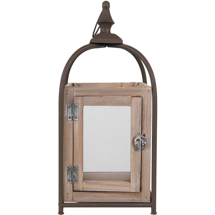Clayre & Eef 64958 Lanterna marrone 19x19x46 cm