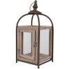 Clayre & Eef 64958 Lanterna marrone 19x19x46 cm