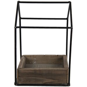Clayre & Eef 64967 Portapiante marrone 15x15x23 cm