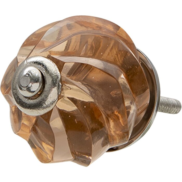 Clayre & Eef 64986 Pomello per porta in oro rosa Ø 4x4 cm