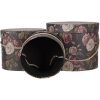 Clayre & Eef 65011 Set di 3 cappelliere nere Ø 23x20 cm