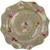 Clayre & Eef 6CE1292 Piatti da tavola Verde Ø 28 2 cm