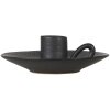 Clayre & Eef 6CE1299 Candeliere grigio Ø 13x4 cm
