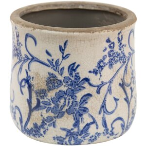 Clayre & Eef 6CE1396L Vaso da fiori per interni blu,...
