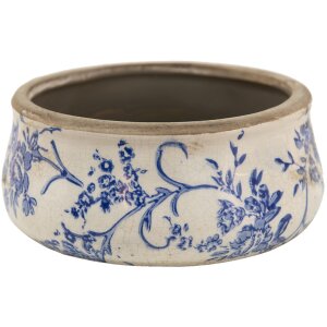 Clayre & Eef 6CE1397L Vaso per fiori da interno blu,...