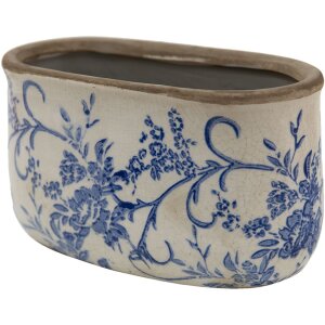 Clayre & Eef 6CE1398M Vaso da fiori per interni blu,...
