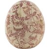 Clayre & Eef 6CE1402M Uovo Deco Rosa, Beige Ø 9x12 cm