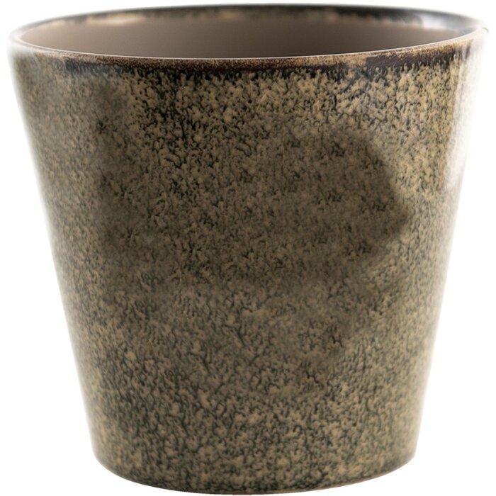 Clayre & Eef 6CE1407L Vaso da fiori per interni Verde, Marrone, Beige Ø 17x16 cm