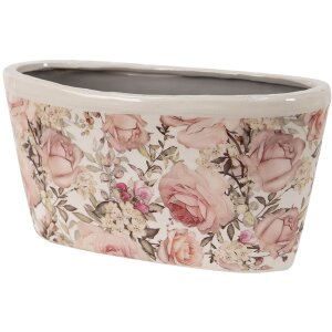 Clayre & Eef 6CE1411 Vaso da fiori per interni rosa...
