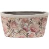 Clayre & Eef 6CE1411 Vaso da fiori per interni rosa 27x13x14 cm