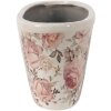 Clayre & Eef 6CE1411 Vaso da fiori per interni rosa 27x13x14 cm