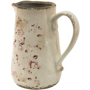 Clayre & Eef 6CE1416 Brocca decorativa Rosa, Beige...