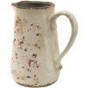Clayre & Eef 6CE1416 Brocca decorativa Rosa, Beige 16x11x18 cm