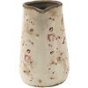 Clayre & Eef 6CE1416 Brocca decorativa Rosa, Beige 16x11x18 cm