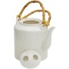 Clayre & Eef 6CETE0096 Teiera bianca 1500 ml