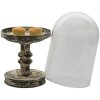 Clayre & Eef 6GL3011L Campana di vetro grigio Ø 21x49 cm