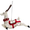 Clayre & Eef 6GL3315 Ciondolo Gioiello Renna Bianco, Argento 13x5x12 cm