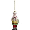 Clayre & Eef 6GL3324 Ciondolo gioiello Babbo Natale Multicolore 7x7x17 cm