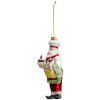 Clayre & Eef 6GL3324 Ciondolo gioiello Babbo Natale Multicolore 7x7x17 cm