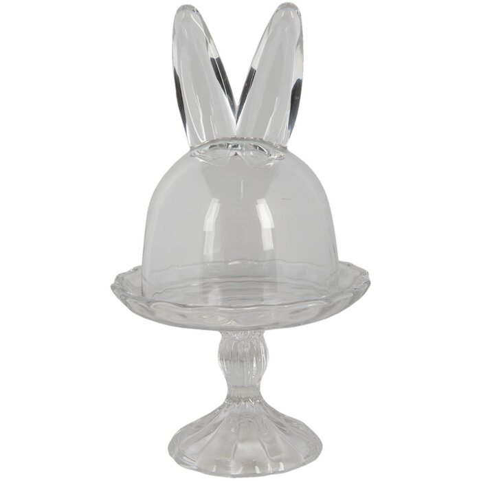 Clayre & Eef 6GL3377 Campana di vetro trasparente Ø 14x23 cm