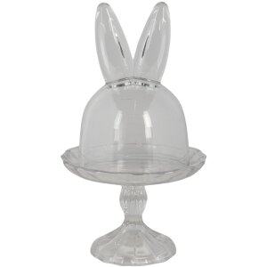Clayre & Eef 6GL3377 Campana di vetro trasparente Ø 14x23 cm