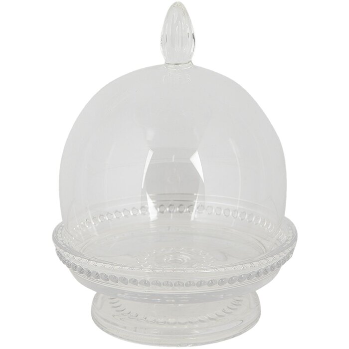 Clayre & Eef 6GL3380 Campana di vetro trasparente Ø 12x17 cm