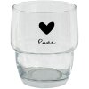 Clayre & Eef 6GL3712 Bicchiere dacqua trasparente Ø 8x9 cm - 100 ml
