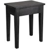 Clayre & Eef 6H2053 Sgabello decorativo nero 36x25x43 cm