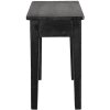 Clayre & Eef 6H2053 Sgabello decorativo nero 36x25x43 cm