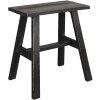 Clayre & Eef 6H2056 Sgabello decorativo nero 42x28x43 cm