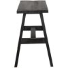 Clayre & Eef 6H2056 Sgabello decorativo nero 42x28x43 cm