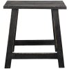 Clayre & Eef 6H2057 Sgabello decorativo nero 42x29x43 cm