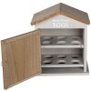 Clayre & Eef 6H2060 Casetta portauovo marrone 19x13x23 cm