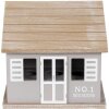 Clayre & Eef 6H2069 Uovo a casetta marrone 20x14x18 cm