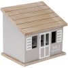 Clayre & Eef 6H2069 Uovo a casetta marrone 20x14x18 cm