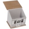 Clayre & Eef 6H2069 Uovo a casetta marrone 20x14x18 cm