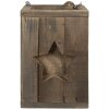 Clayre & Eef 6H2086 Lanterna marrone 19x19x28 cm