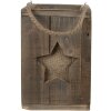 Clayre & Eef 6H2086 Lanterna marrone 19x19x28 cm