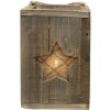 Clayre & Eef 6H2086 Lanterna marrone 19x19x28 cm