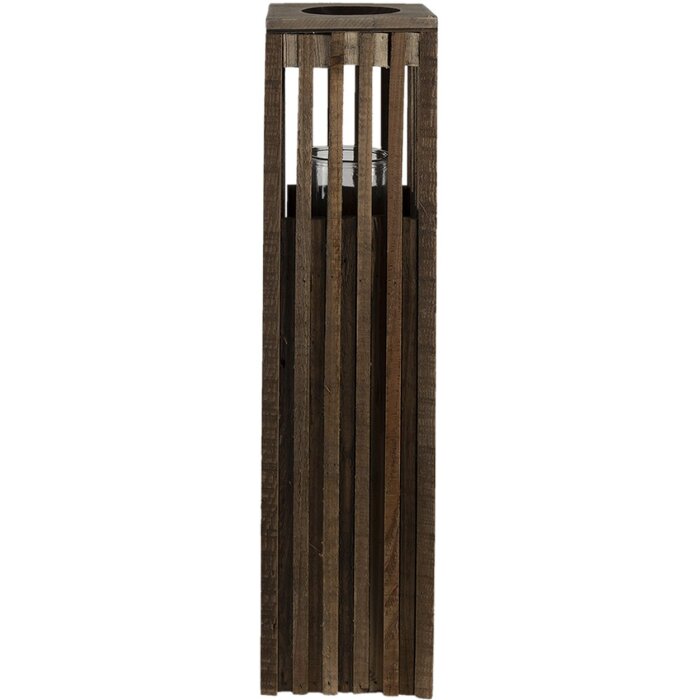 Clayre & Eef 6H2087 Lanterna marrone 14x14x54 cm